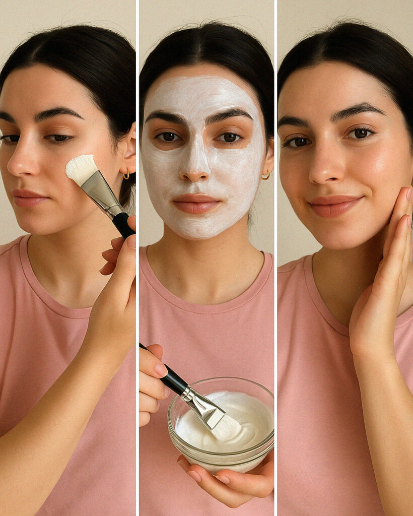 Technique pour bien appliquer son masque au pinceau