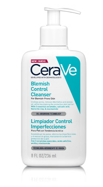 gel nettoyant moussant cerave