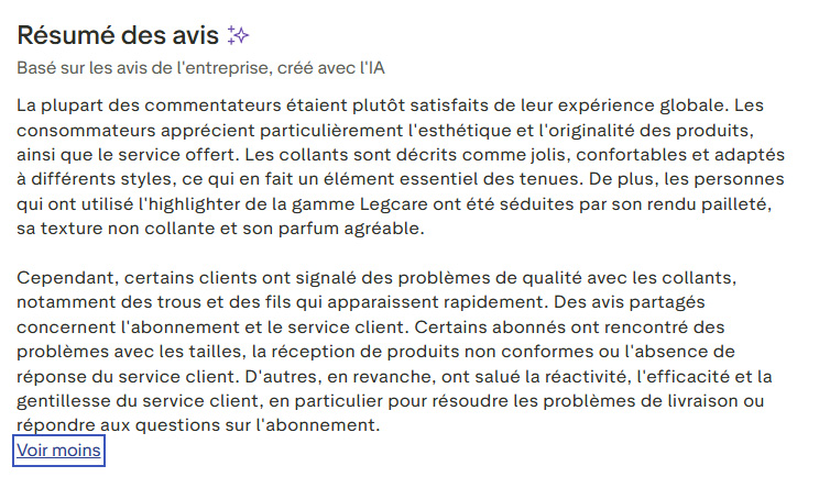Avis resume trustpilot