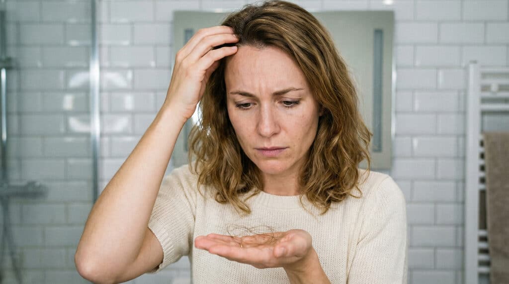 Chute de cheveux femme