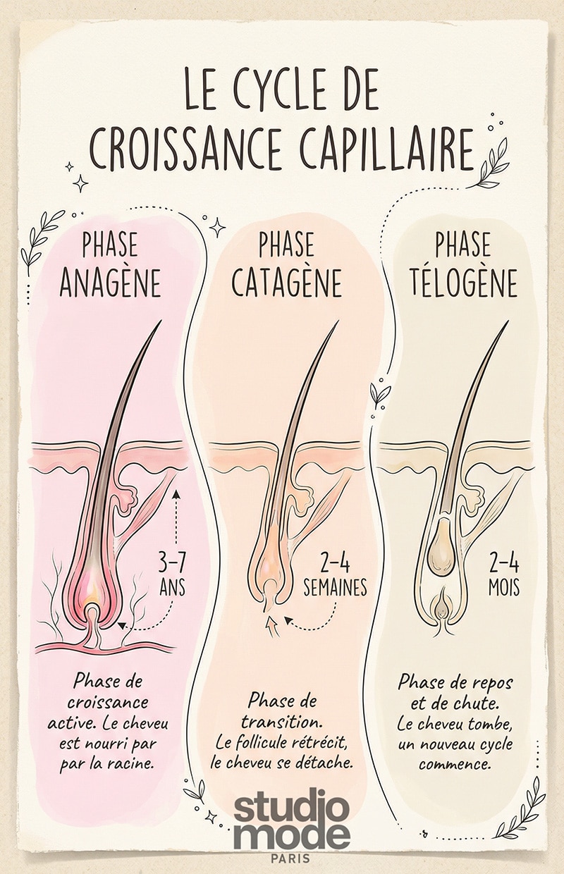 cycle croissance capilaire